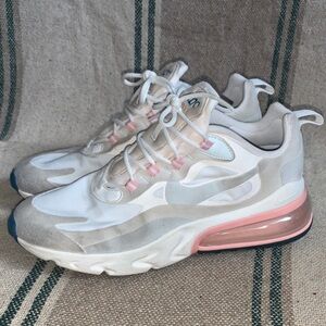 Nike React Air 270 White Pink Womens Size 8 Shoes
